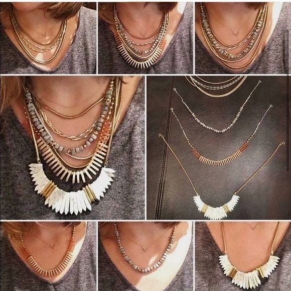 New in original box Stella & Dot Ezra statement necklace - Picture 14 of 14